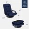 Best Choice Products 360-Degree Swivel Gaming Floor Chair w/ Armrest Handles, Foldable Adjustable Back